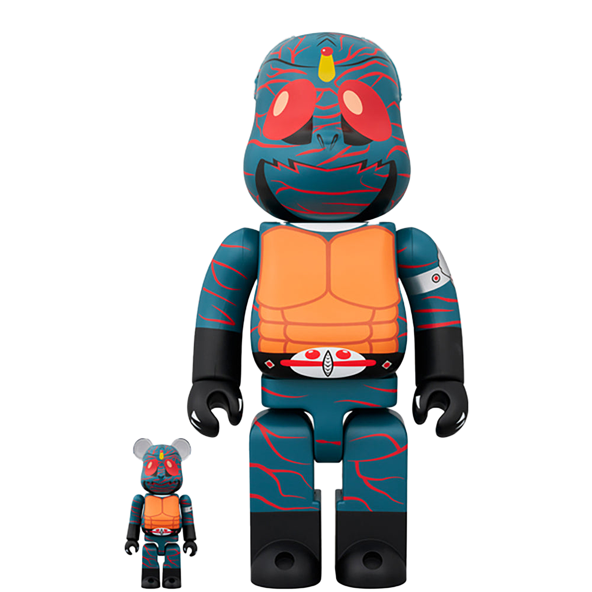 BE@RBRICK 仮面ライダーアマゾン 100％ & 400％