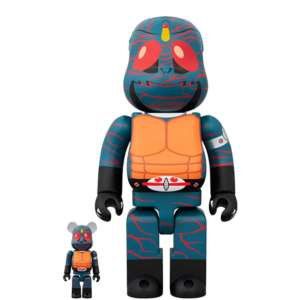 BE@RBRICK 仮面ライダーアマゾン 100％ & 400％