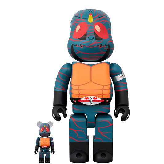 BE@RBRICK 仮面ライダーアマゾン 100％ & 400％