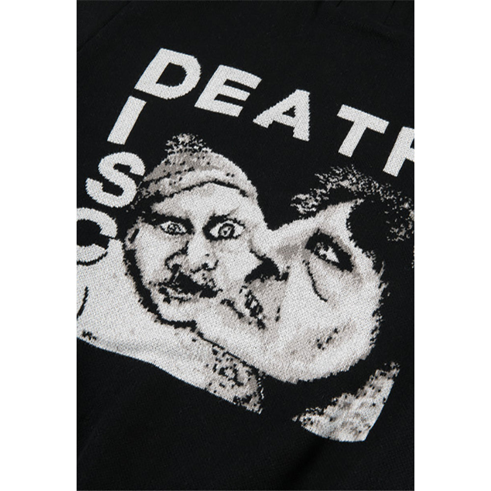 KNIT GANG COUNCIL "PIL" KNIT BLOUSON "DEATH DISCO"_2