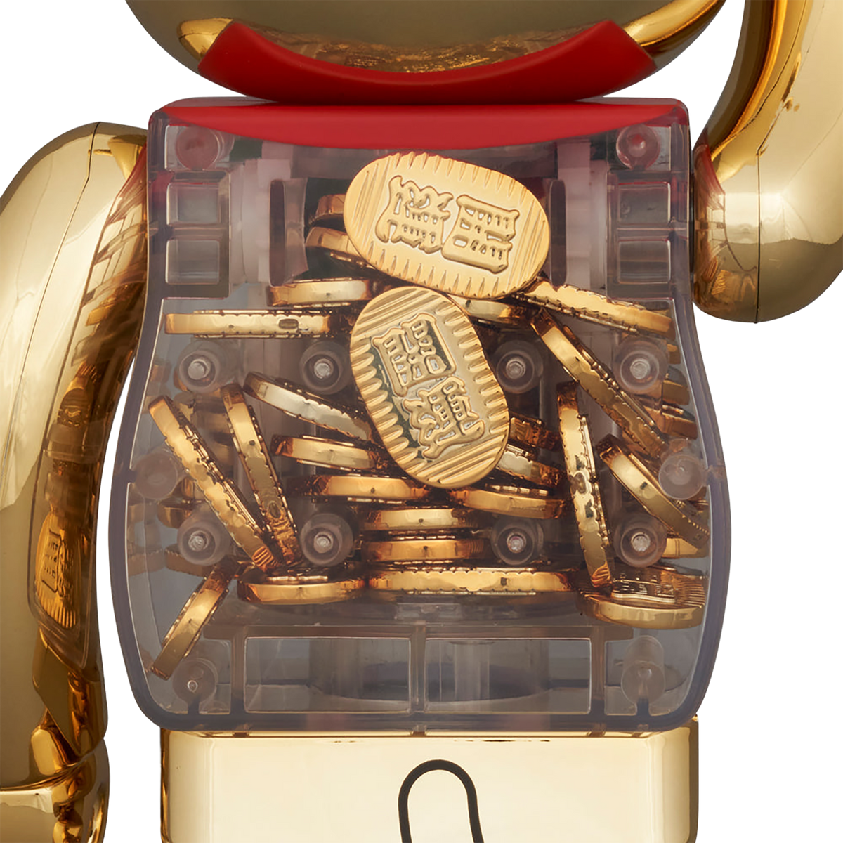 BE@RBRICK Maneki Neko Good Luck coin Gold Plating 100% & 400 BE@RBRICK Maneki Neko Good Luck coin Gold Plating 100% & 400