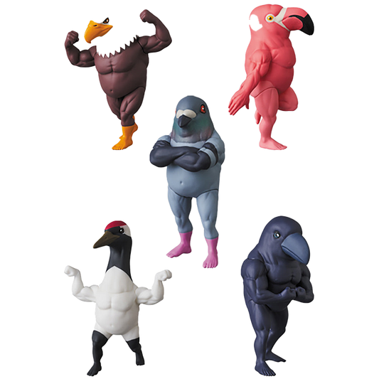 ガチムチ鳥3 ハトさん／ツルさん／ワシさん／フラミンゴさん／カラスさん
