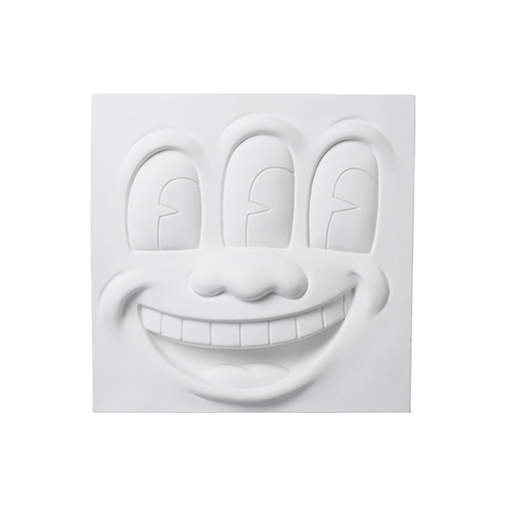 Three Eyed Smiling Face STATUE WHITE Ver._2