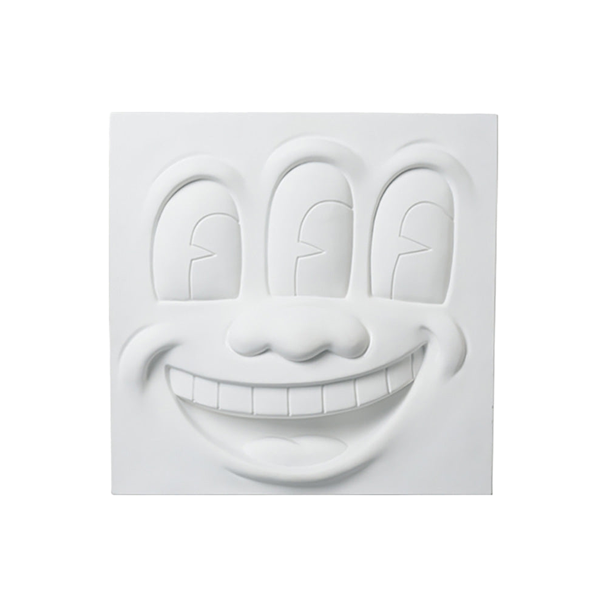 Three Eyed Smiling Face STATUE WHITE Ver.