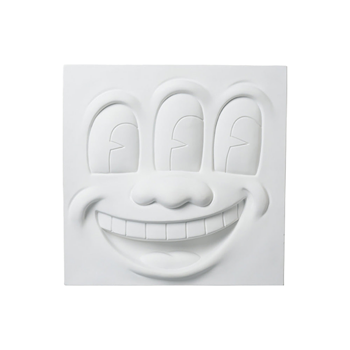 Three Eyed Smiling Face STATUE WHITE Ver.