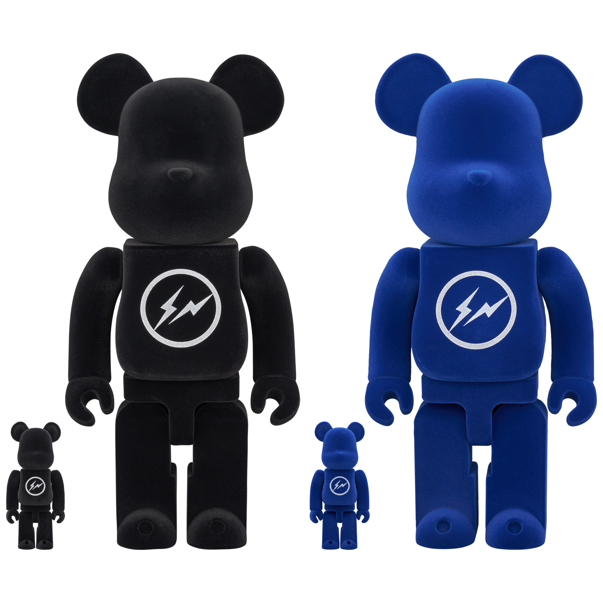 BE@RBRICK FRAGMENT FLOCKY Ver. BLACK／BLUE 100％ & 400％《2026年11月発売予定》_0