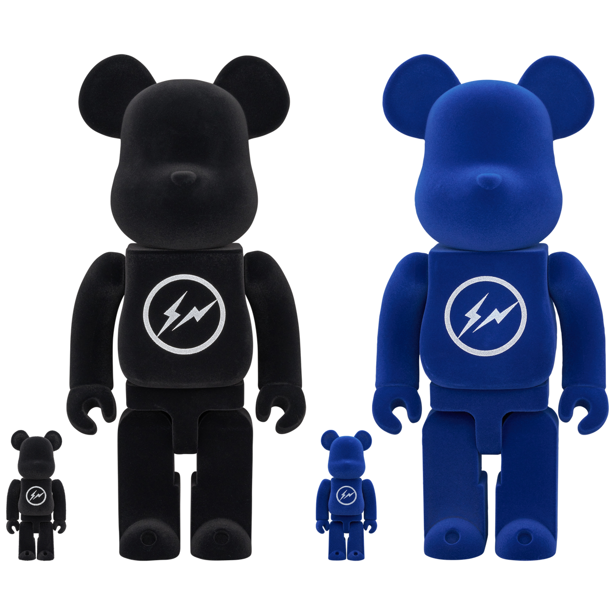 BE@RBRICK FRAGMENT FLOCKY Ver. BLACK／BLUE 100％ & 400％《2026年11月発売予定》_0