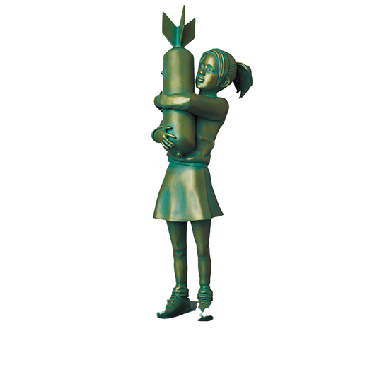 BOMB HUGGER BRONZE STATUE #2