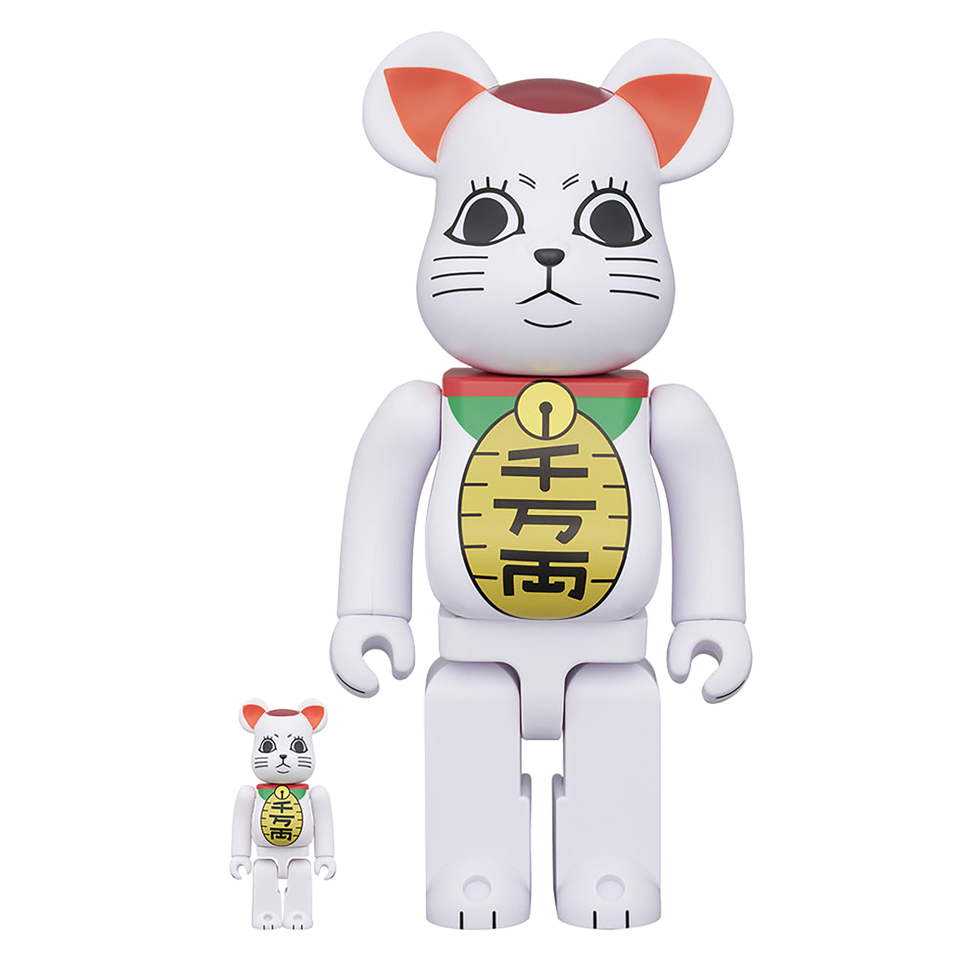 BE@RBRICK Turbo Hag (beckoning cat) 100% & 400%