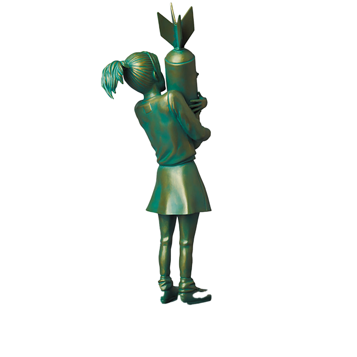 BOMB HUGGER BRONZE STATUE #2