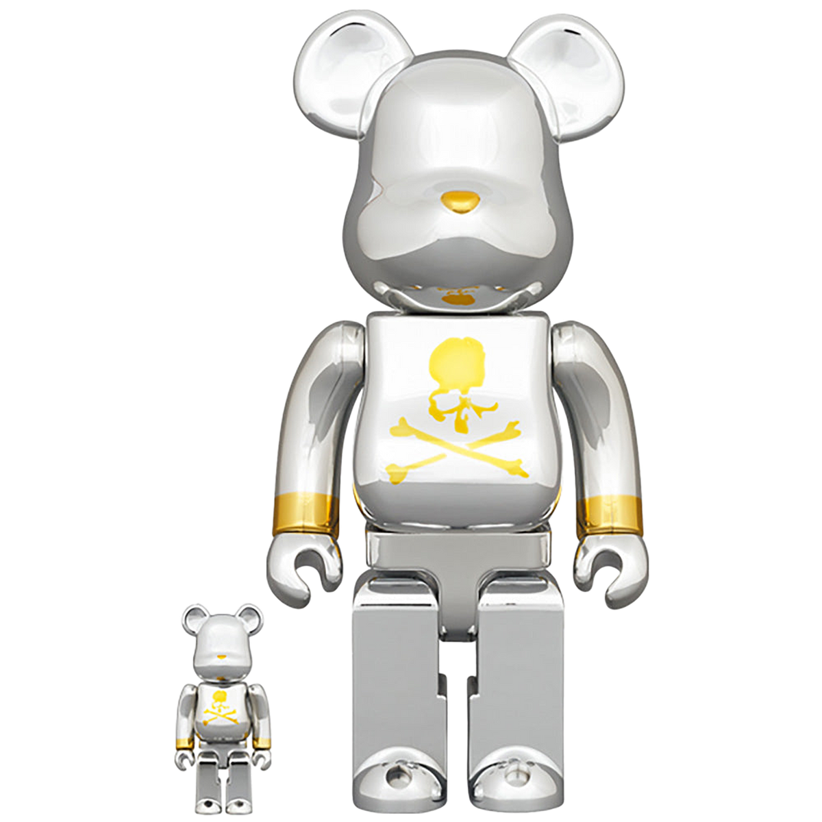 BE@RBRICK mastermind JAPAN SILVER 100％ & 400％