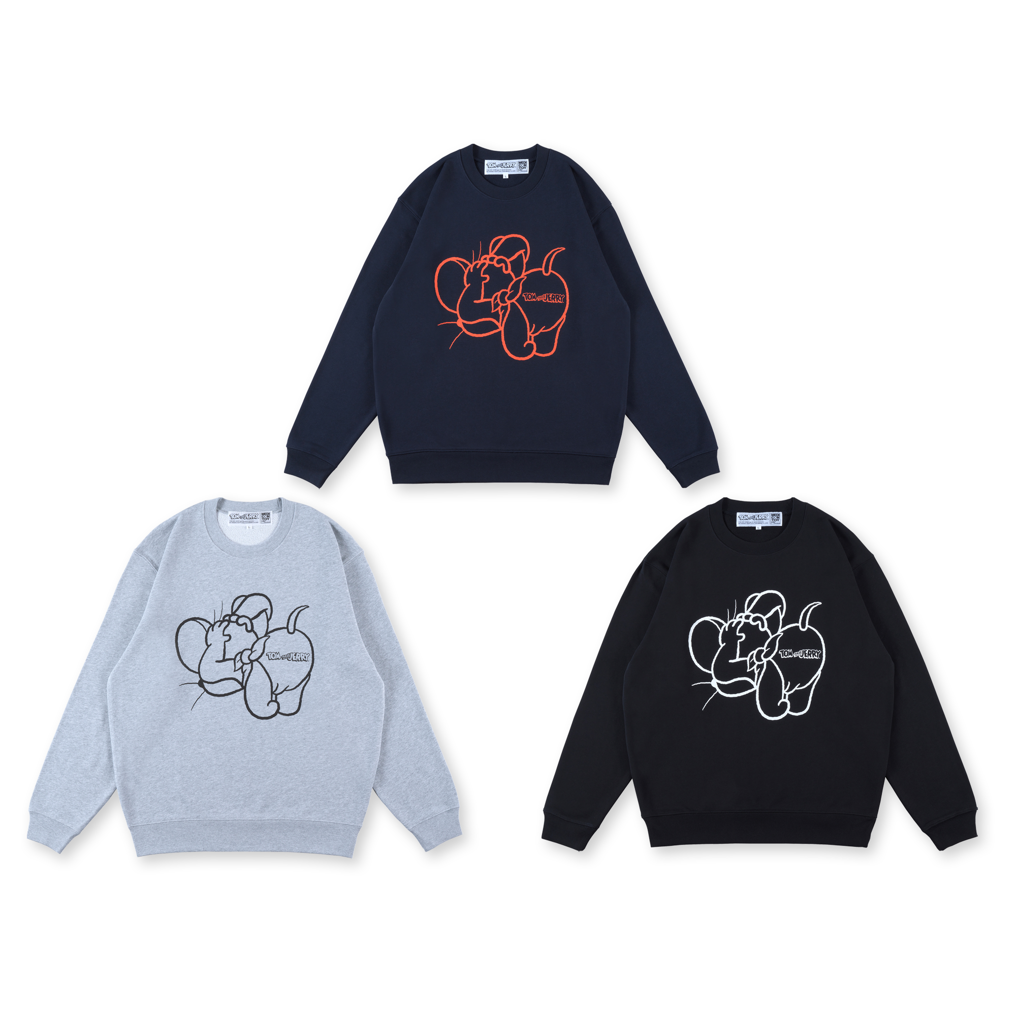 MLE＜TOM and JERRY＞ TUFFY CREW NECK SWEATSHIRT《2026年11月発売予定 受注期間は9月6日まで》_0