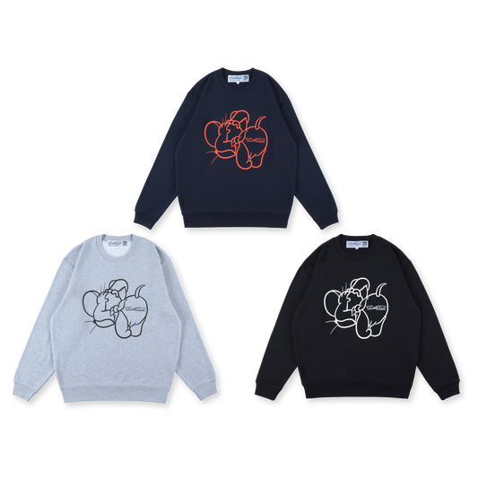 MLE＜TOM and JERRY＞ TUFFY CREW NECK SWEATSHIRT《2026年11月発売予定 受注期間は9月6日まで》_0