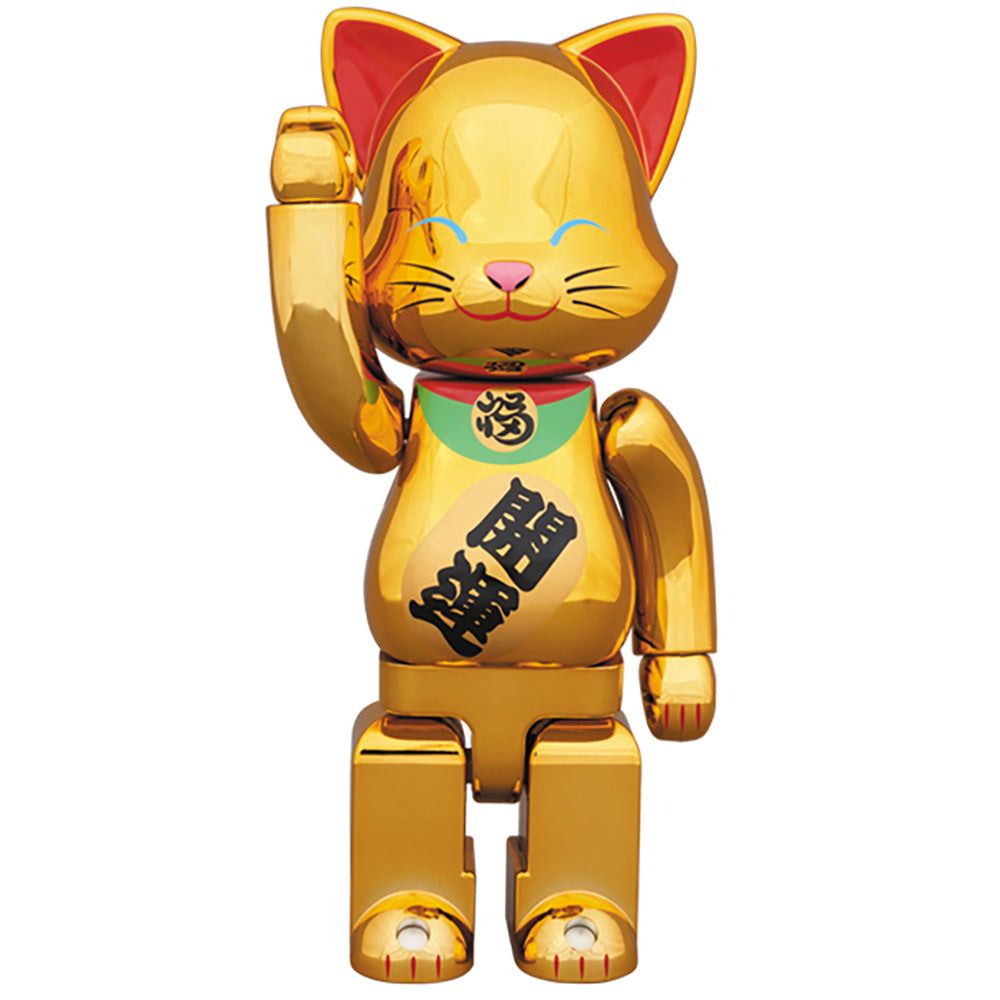 NY@BRICK 招き猫 金メッキ弐 400％_0