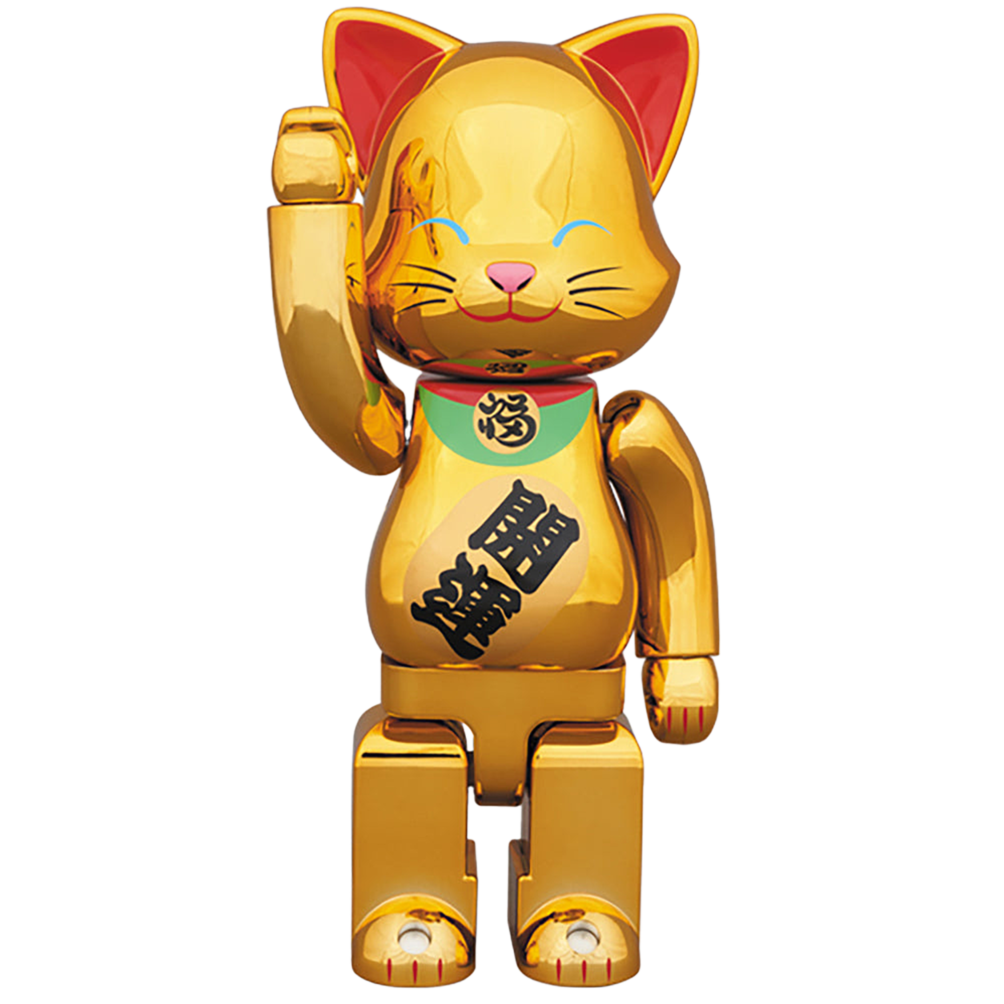 NY@BRICK 招き猫 金メッキ弐 400％