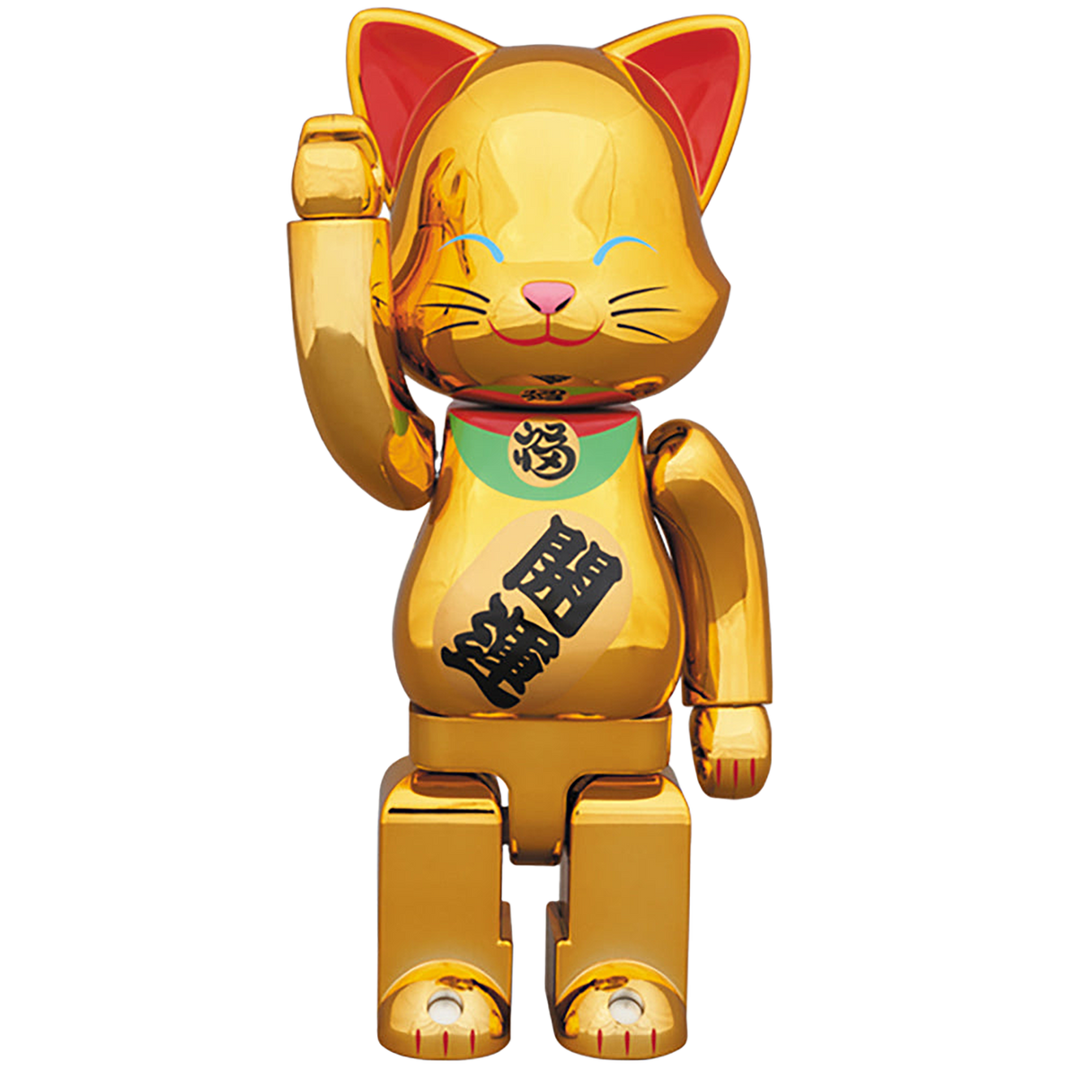 NY@BRICK 招き猫 金メッキ弐 400％