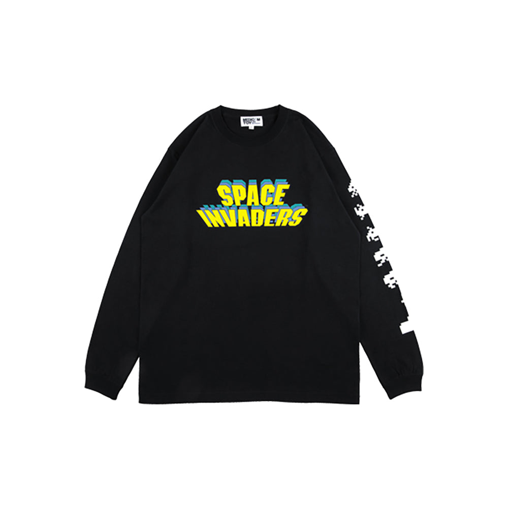 MLE SPACE INVADERSシリーズ LONG SLEEVE TEE "SPACE INVADERS"_1