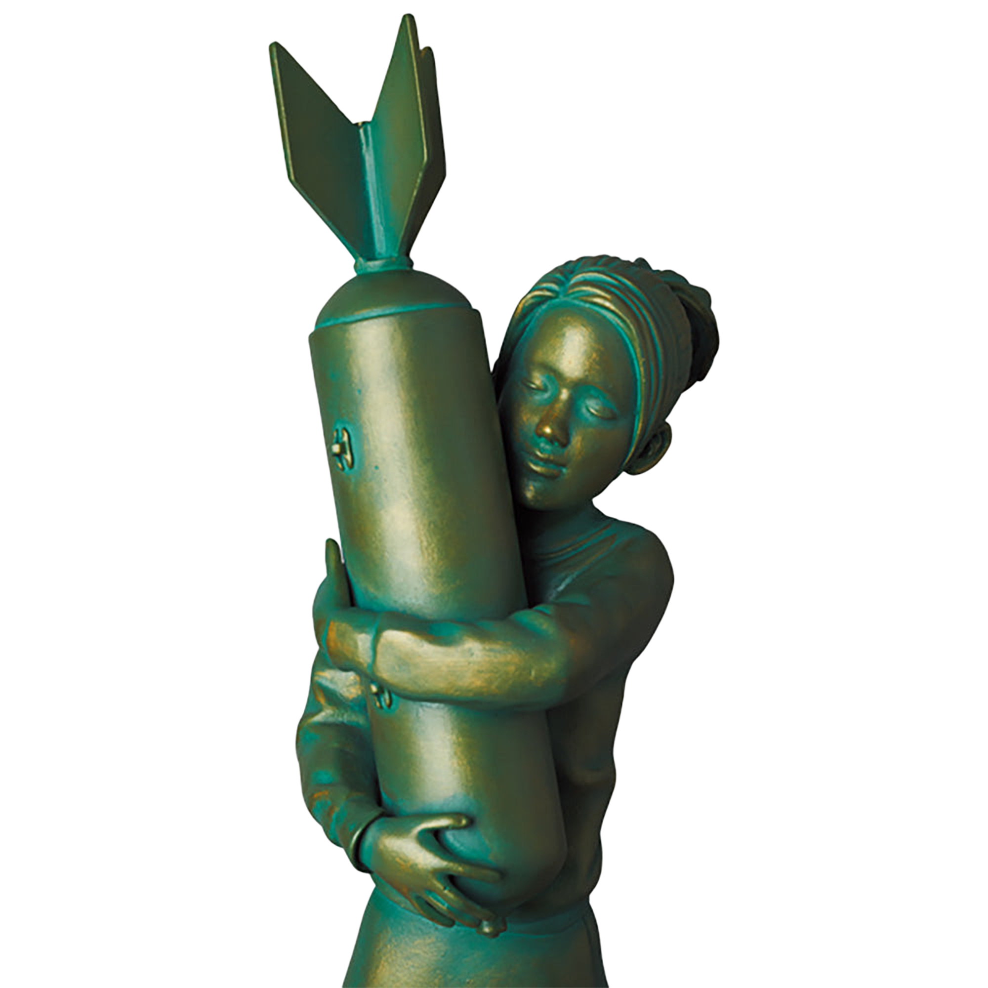 BOMB HUGGER BRONZE STATUE #2