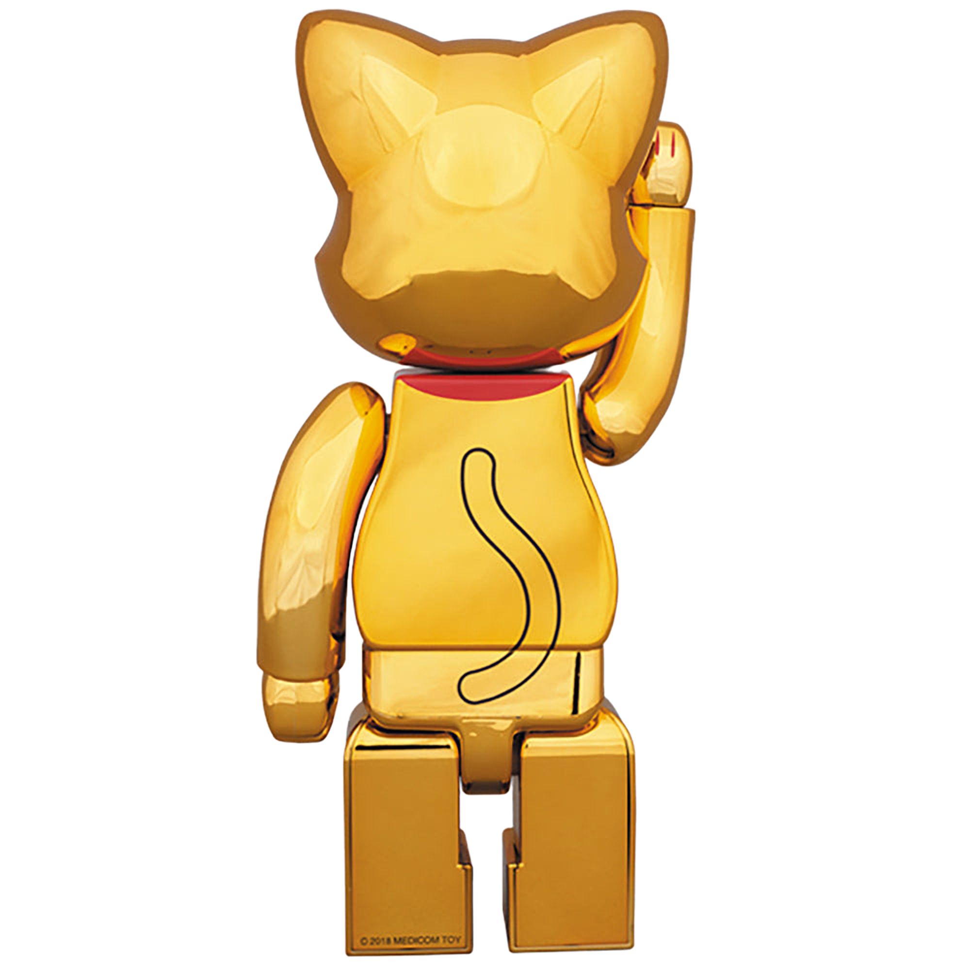 NY@BRICK 招き猫 金メッキ弐 400％