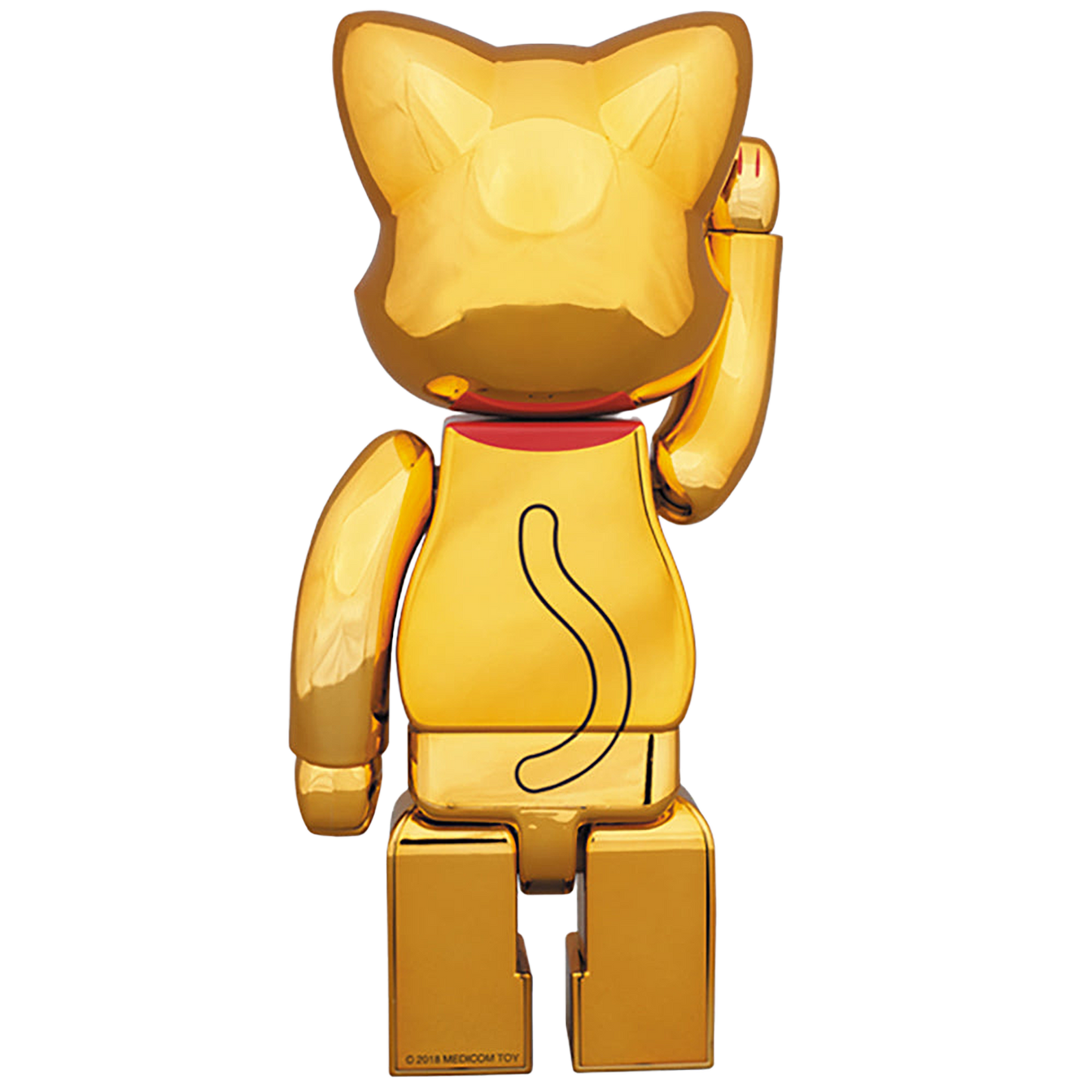 NY@BRICK 招き猫 金メッキ弐 400％