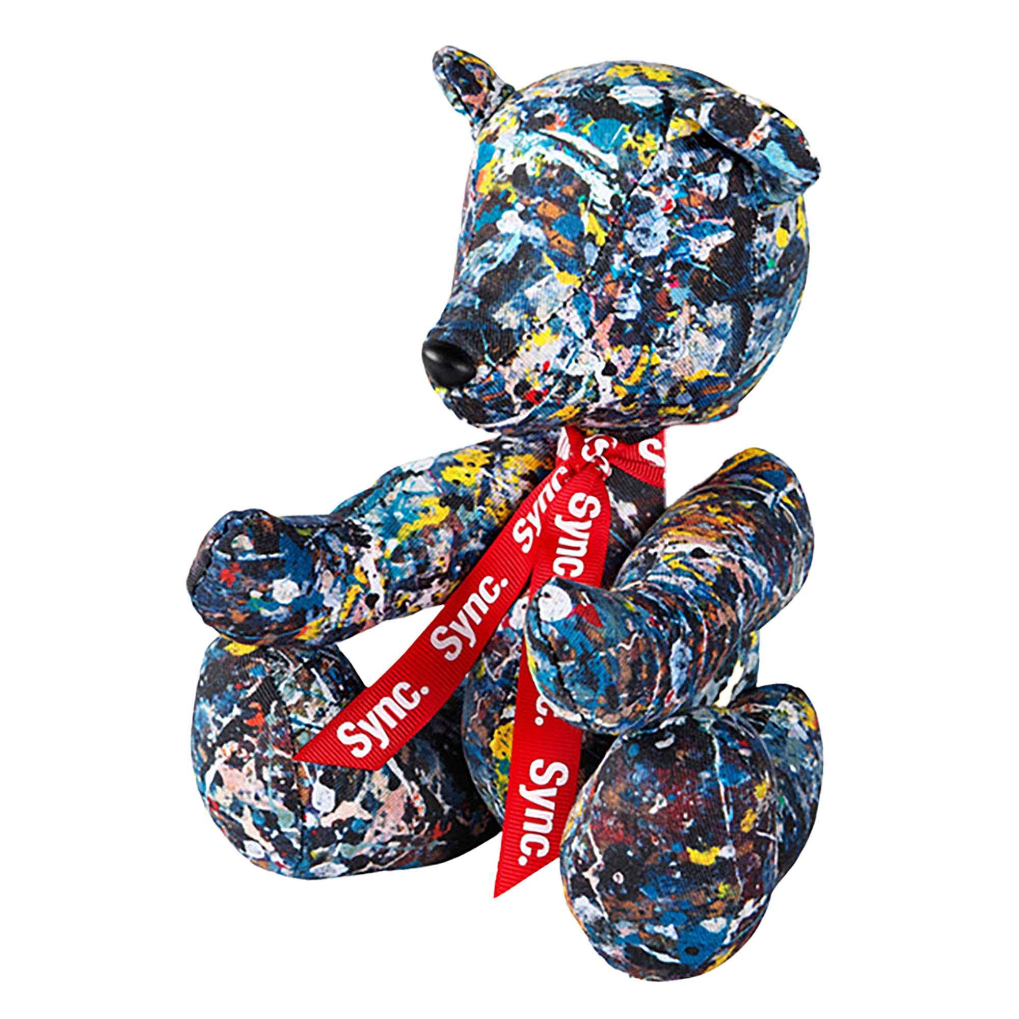 TEDDY BEAR "JACKSON POLLOCK STUDIO"