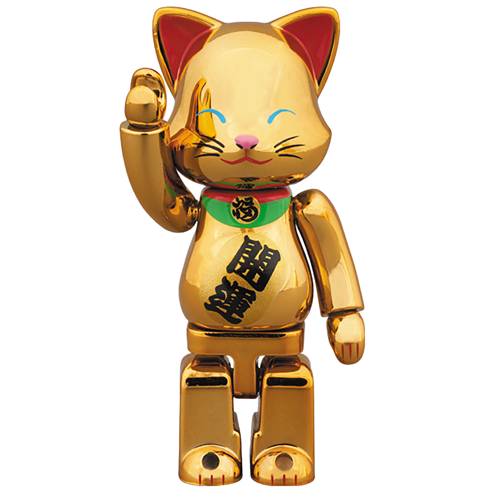 NY@BRICK 招き猫 金メッキ弐 100％