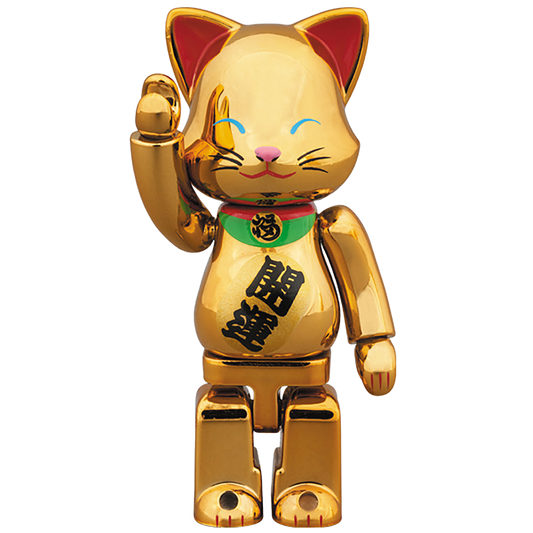 NY@BRICK 招き猫 金メッキ弐 100％