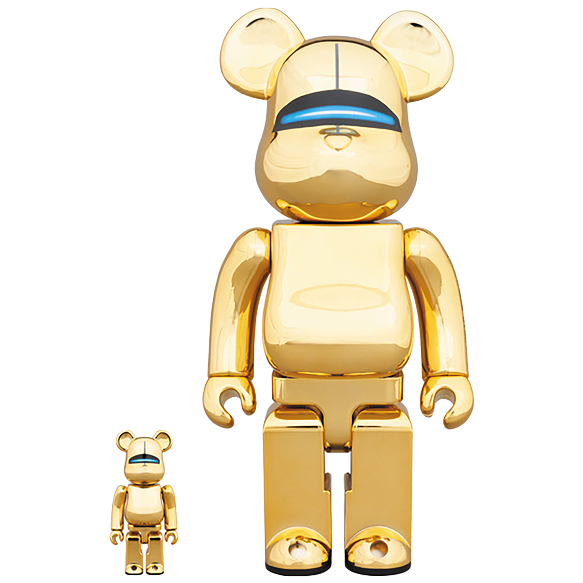 SORAYAMA SEXY ROBOT GOLD BE@RBRICK 100％ & 400％