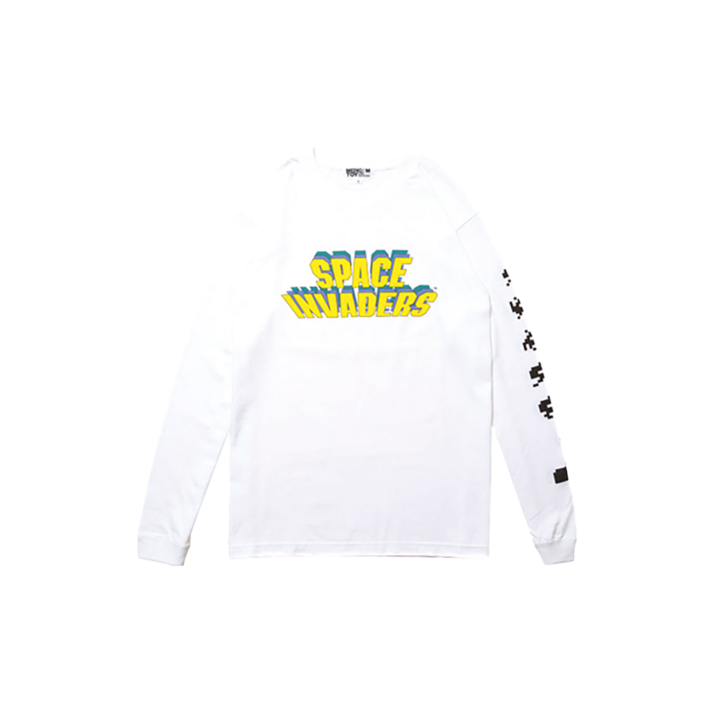 MLE SPACE INVADERSシリーズ LONG SLEEVE TEE "SPACE INVADERS"