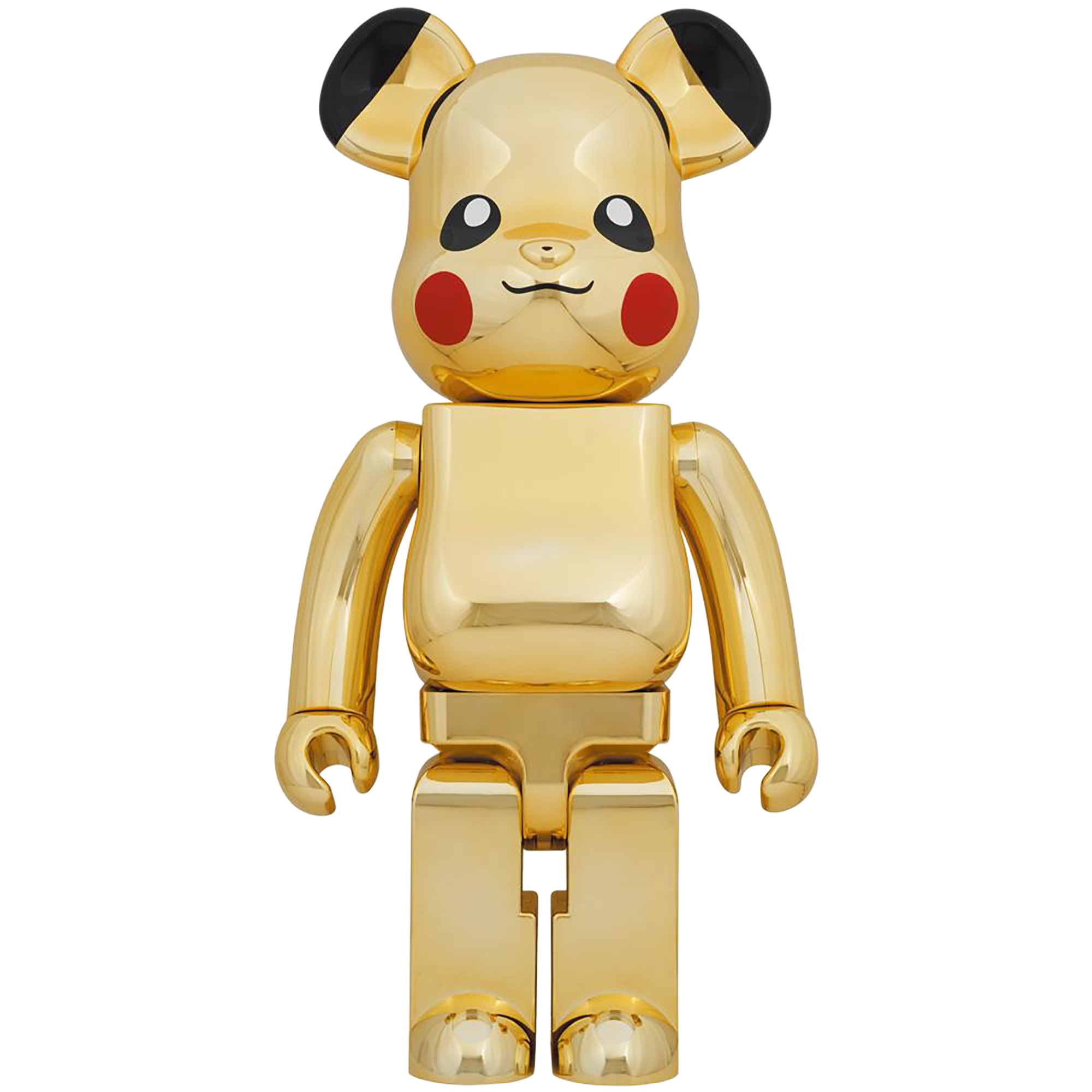 BE@RBRICK Pikachu GOLD CHROME Ver.1000％