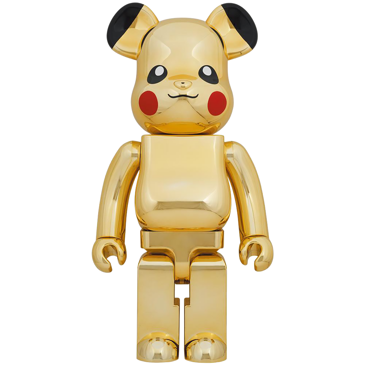 BE@RBRICK Pikachu GOLD CHROME Ver.1000％