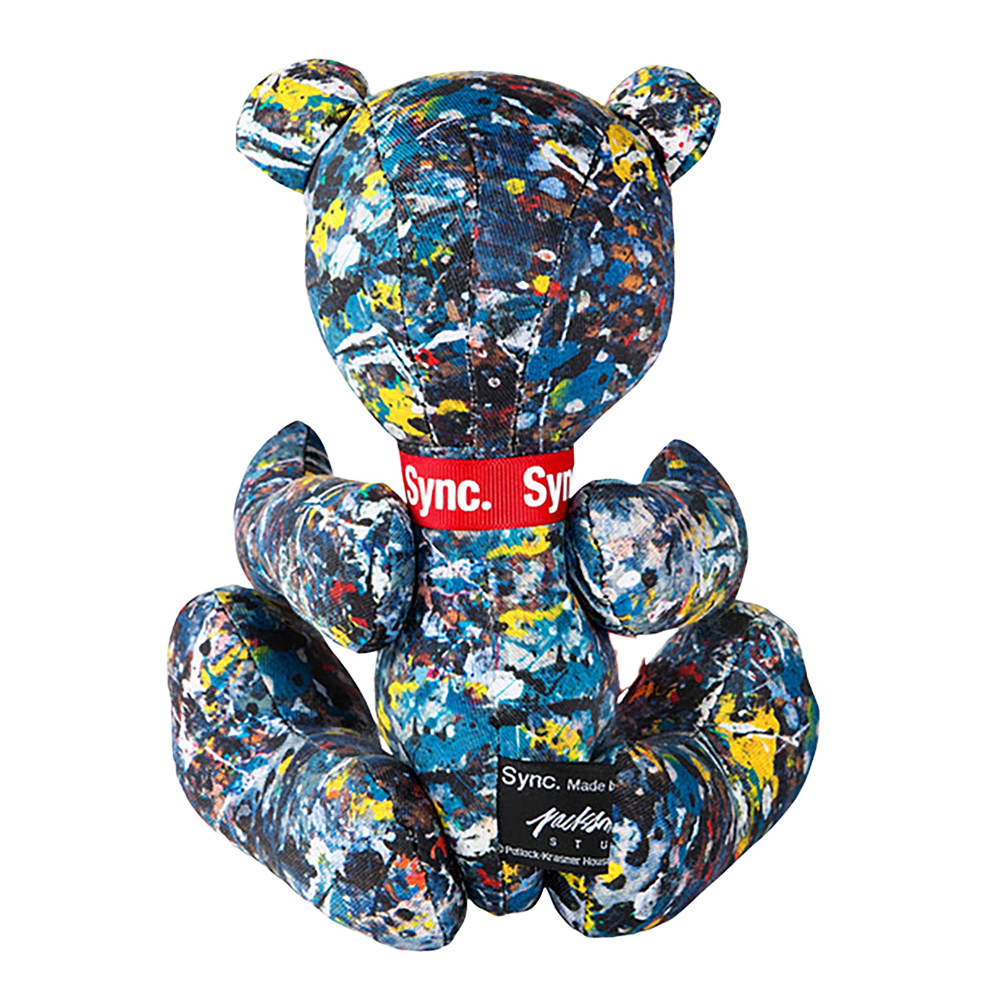 TEDDY BEAR "JACKSON POLLOCK STUDIO"