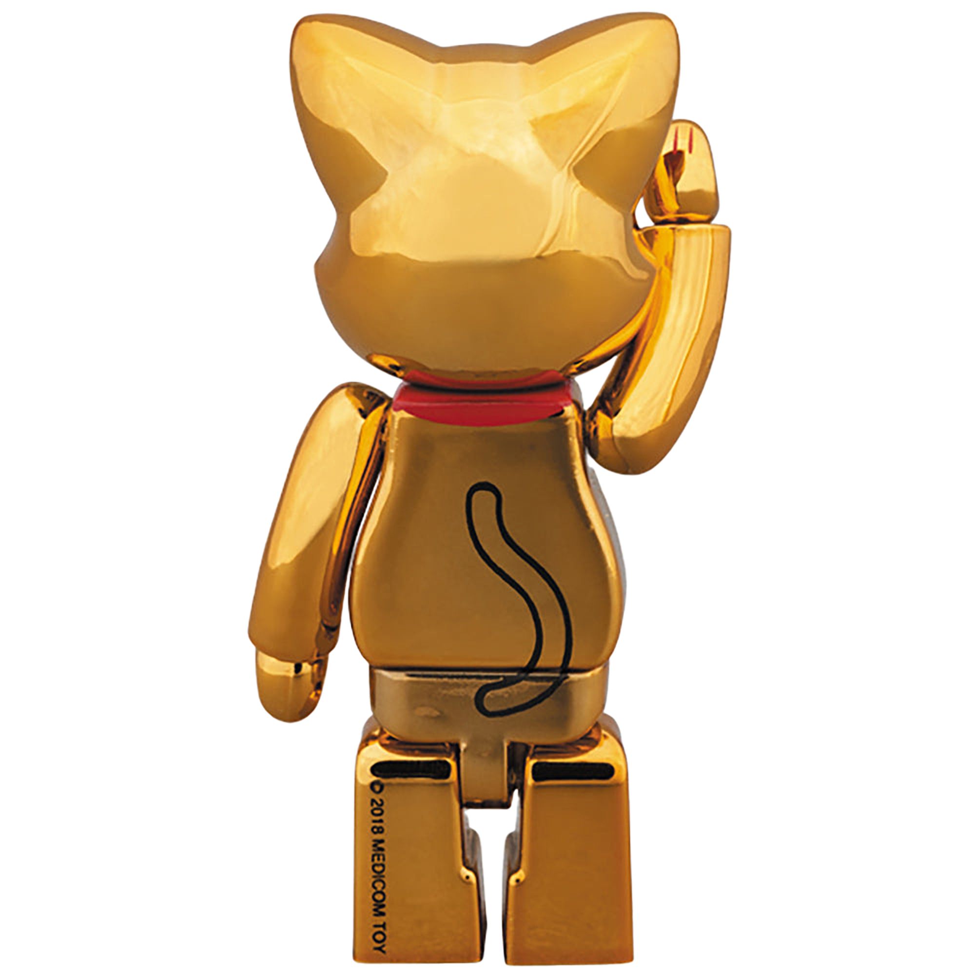 NY@BRICK 招き猫 金メッキ弐 100％