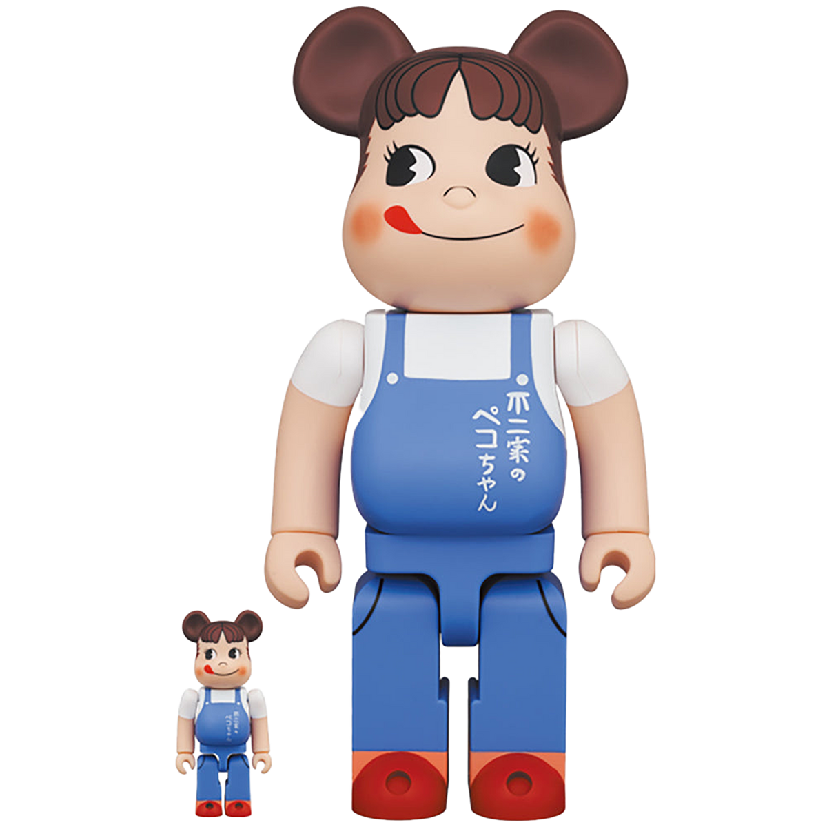 BE@RBRICK ペコちゃん The overalls girl 100％ ＆ 400％