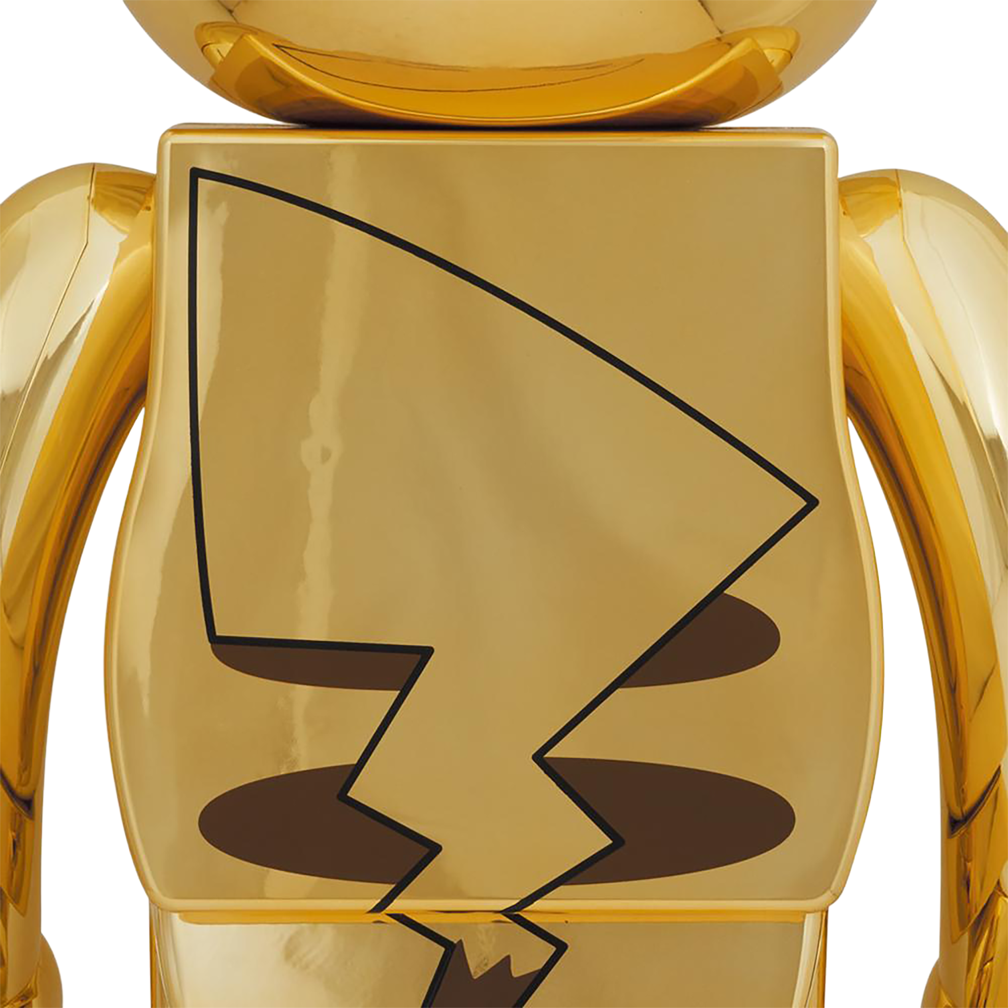 BE@RBRICK Pikachu GOLD CHROME Ver.1000％
