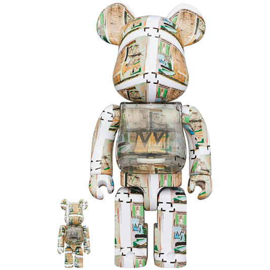 BE@RBRICK Jean-Michel Basquiat "King Pleasure" 100％ & 400％