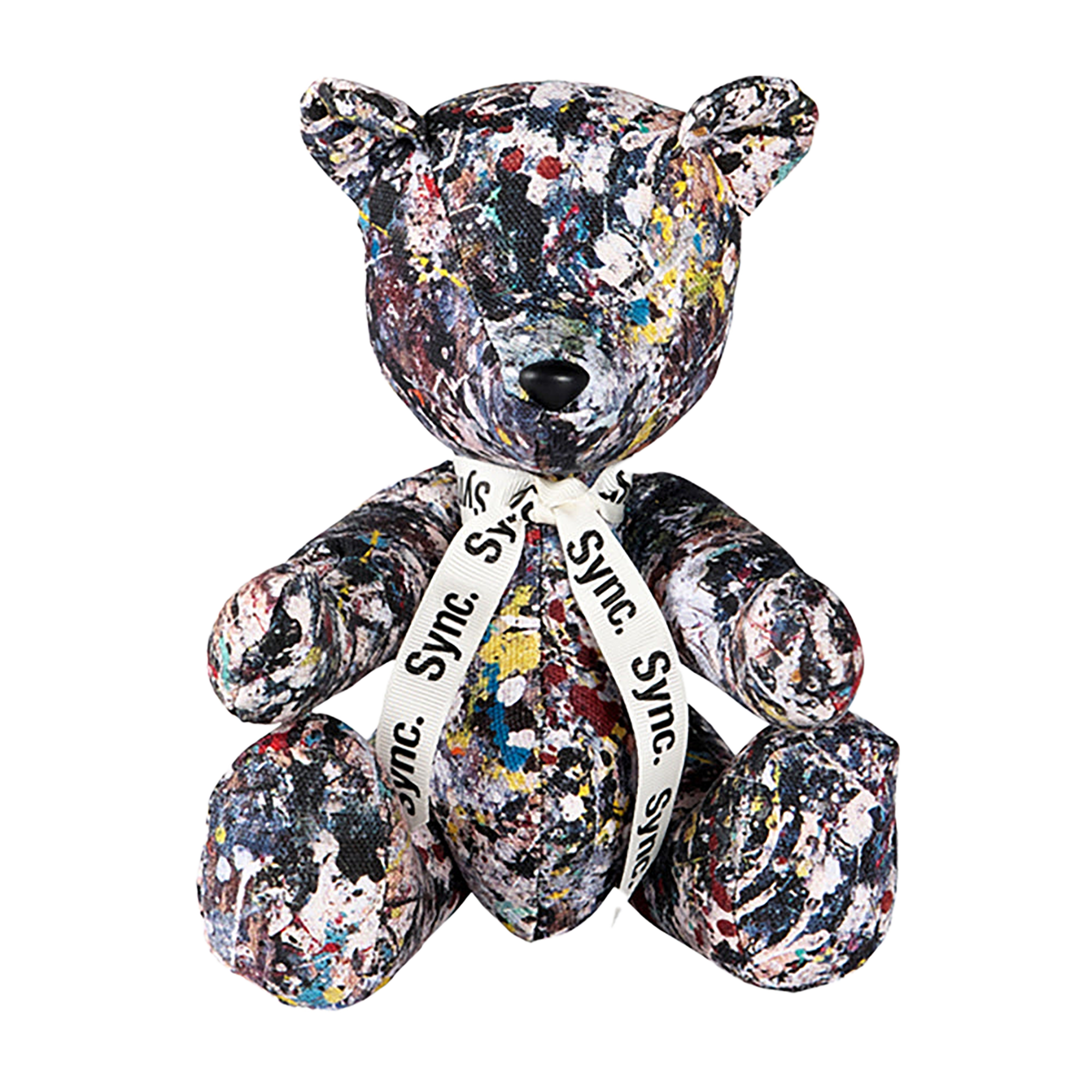TEDDY BEAR "JACKSON POLLOCK STUDIO 2"