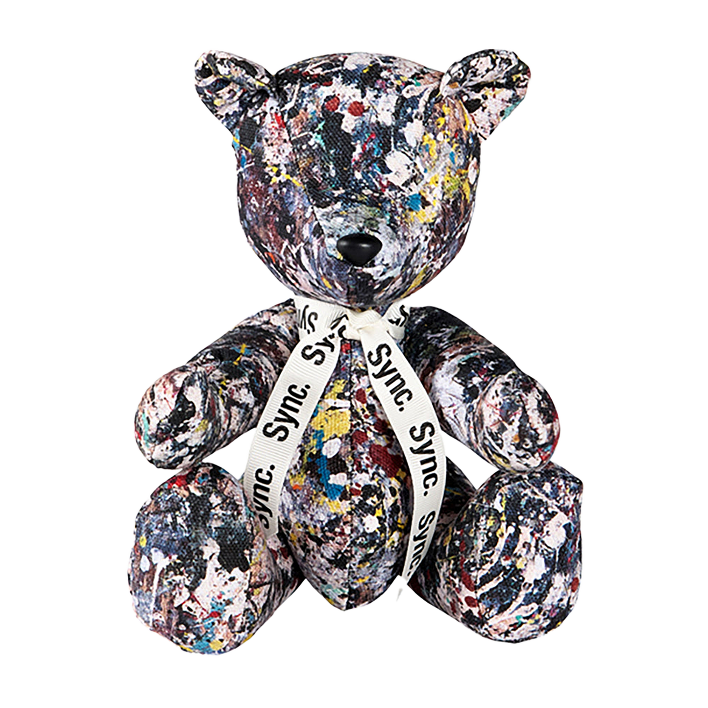 TEDDY BEAR "JACKSON POLLOCK STUDIO 2"