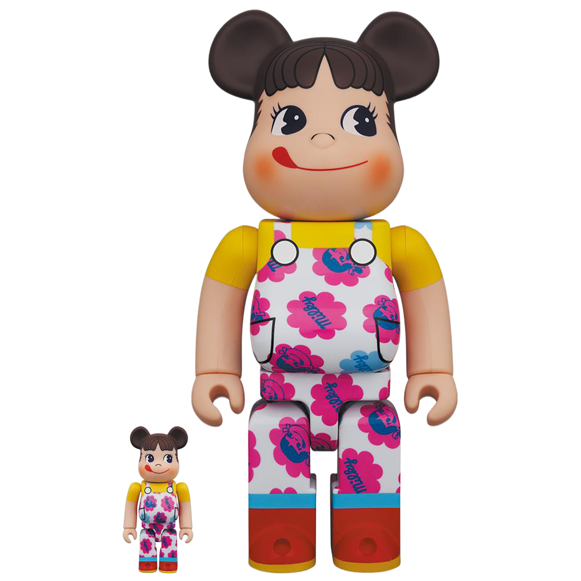 BE@RBRICK Peko-chan Milky 70th Anniversary Design 100％ & 400％