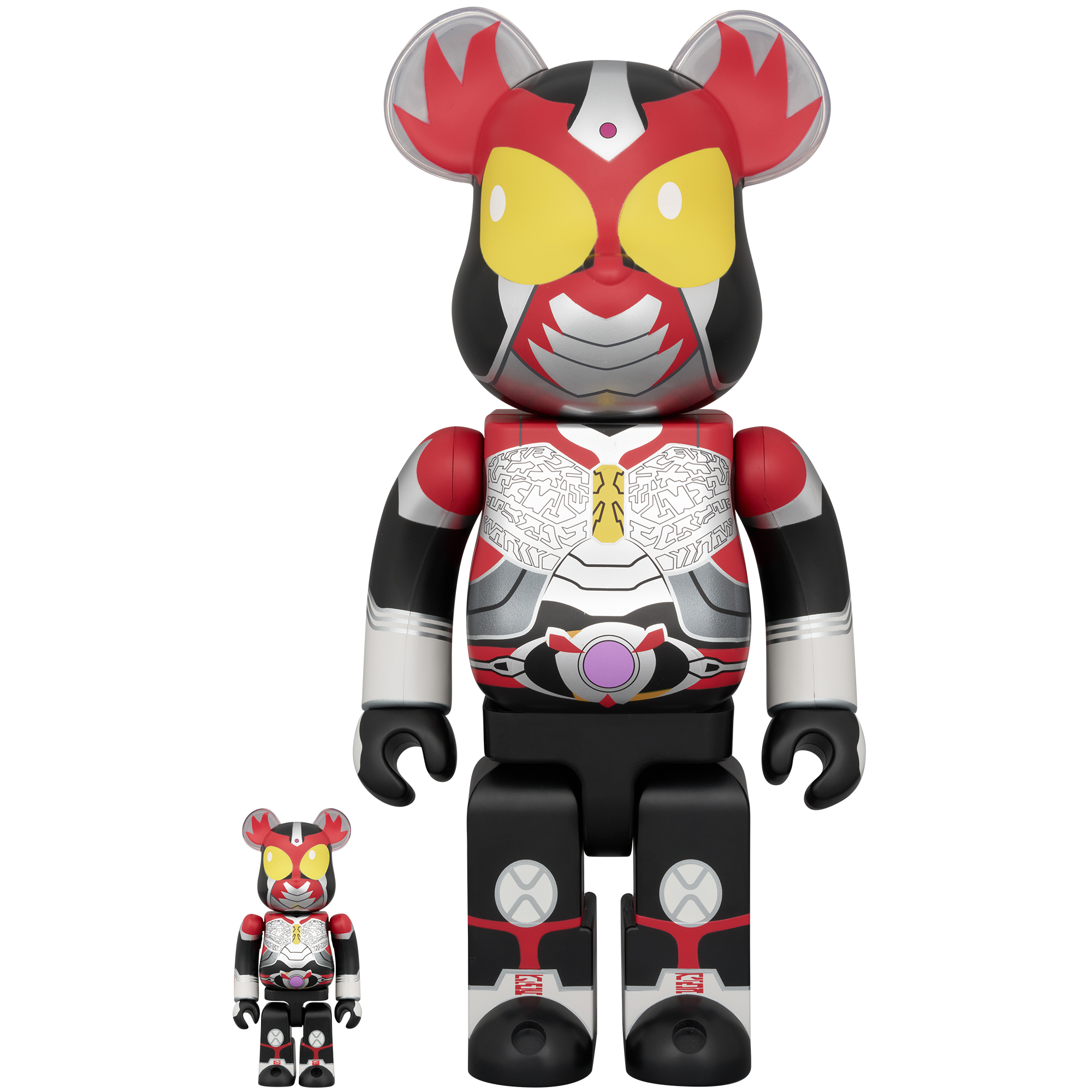 BE@RBRICK 仮面ライダーアギト シャイニングフォーム 100％ & 400％_0