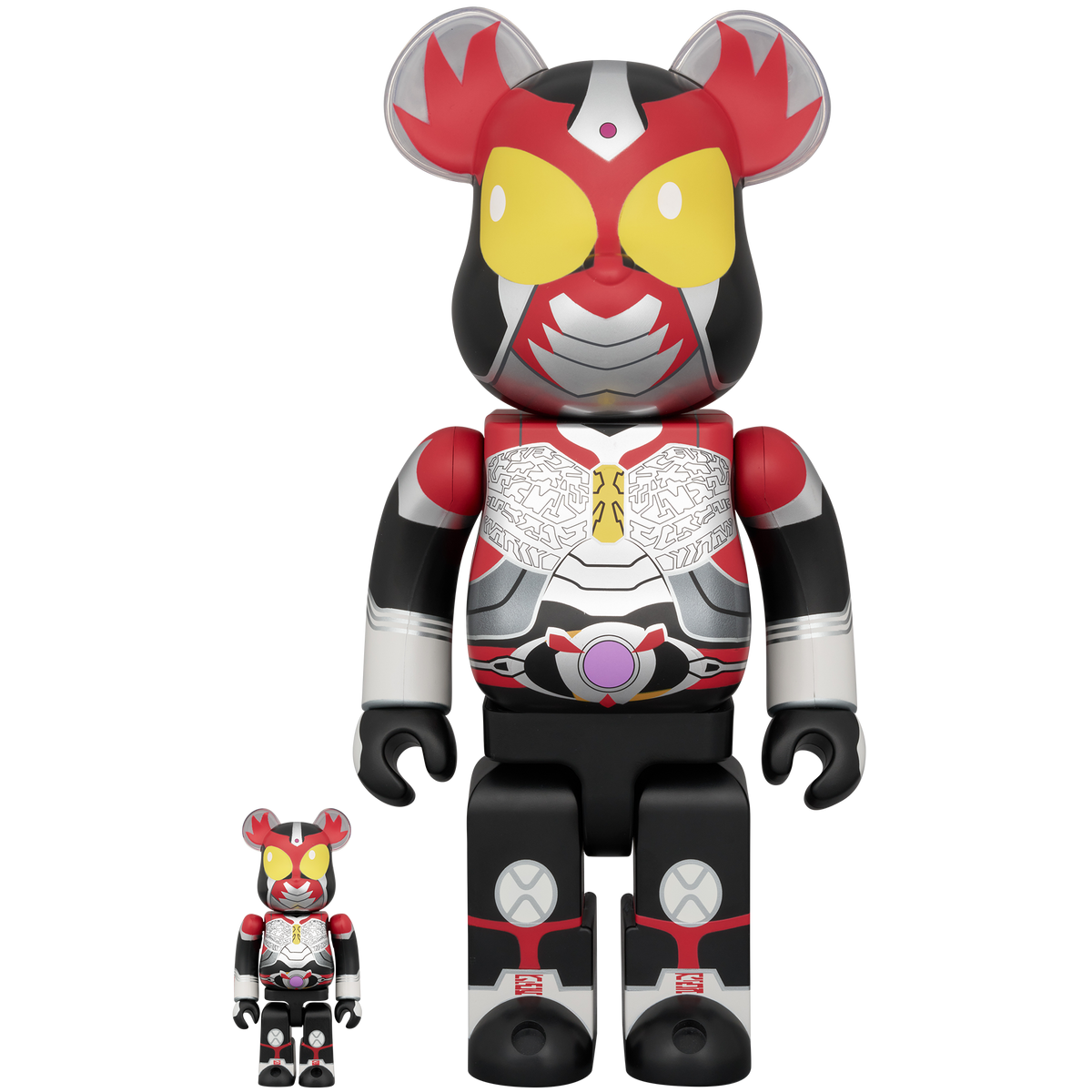BE@RBRICK 仮面ライダーアギト シャイニングフォーム 100％ & 400％_0