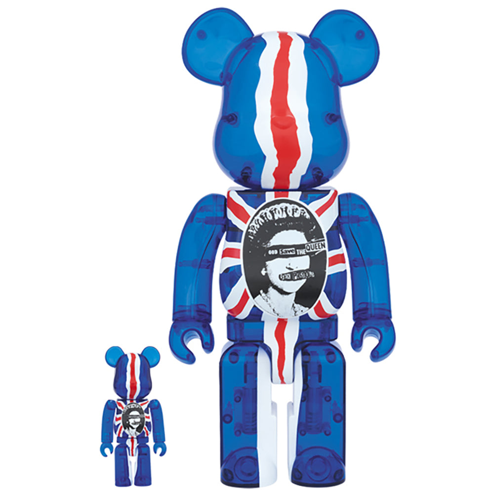 BE@RBRICK God Save The Queen Clear Ver. 100％ & 400％_0