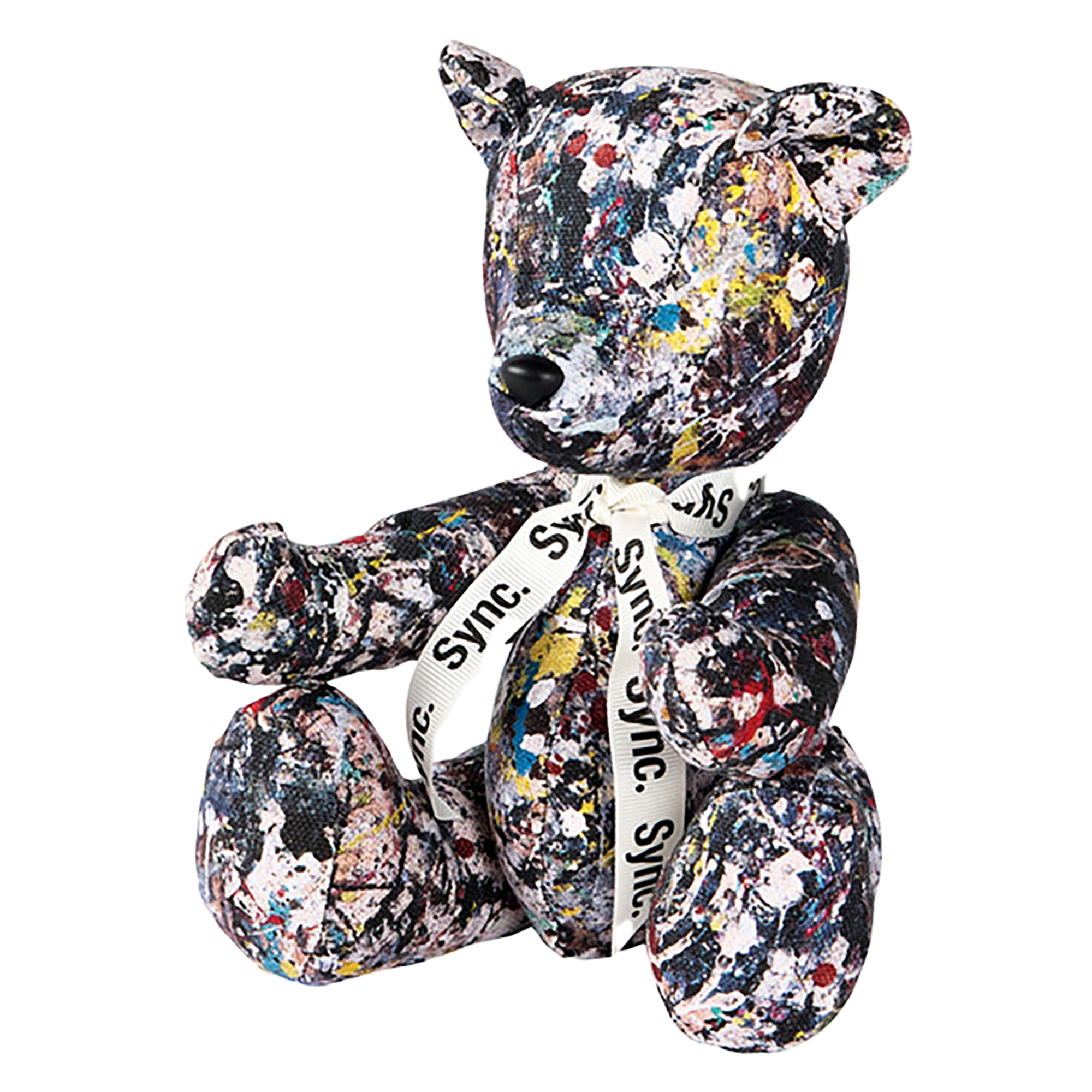 TEDDY BEAR "JACKSON POLLOCK STUDIO 2"