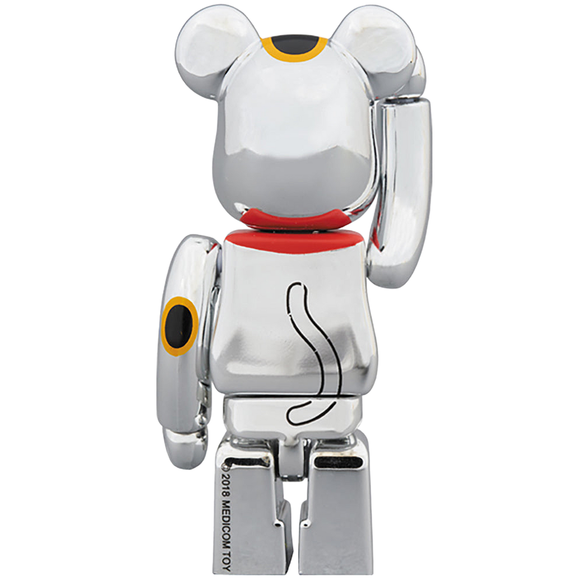 BE@RBRICK 招き猫 銀メッキ参 100％