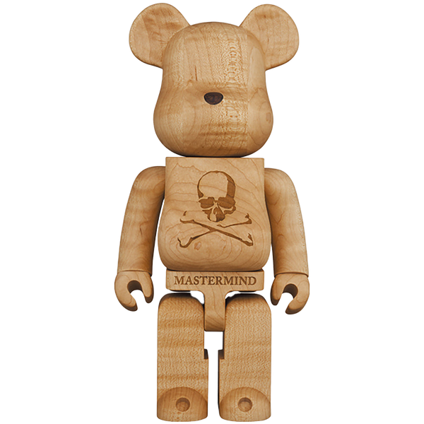 BE@RBRICK カリモク mastermind JAPAN 限定　ベアブリ BE@RBRICK カリモク mastermind JAPAN メープル杢 | MEDICOM TOY