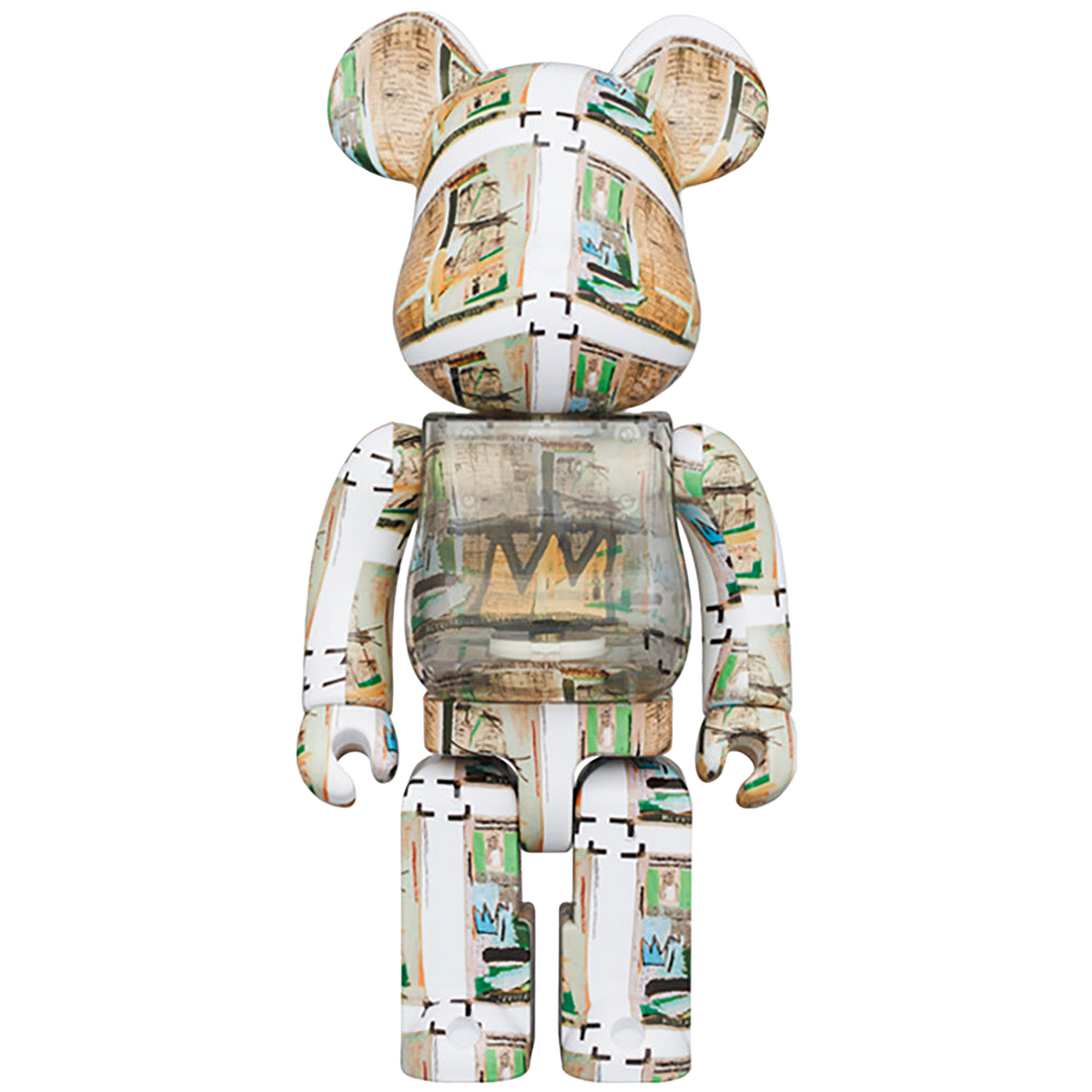 BE@RBRICK Jean-Michel Basquiat "King Pleasure" 100％ & 400％