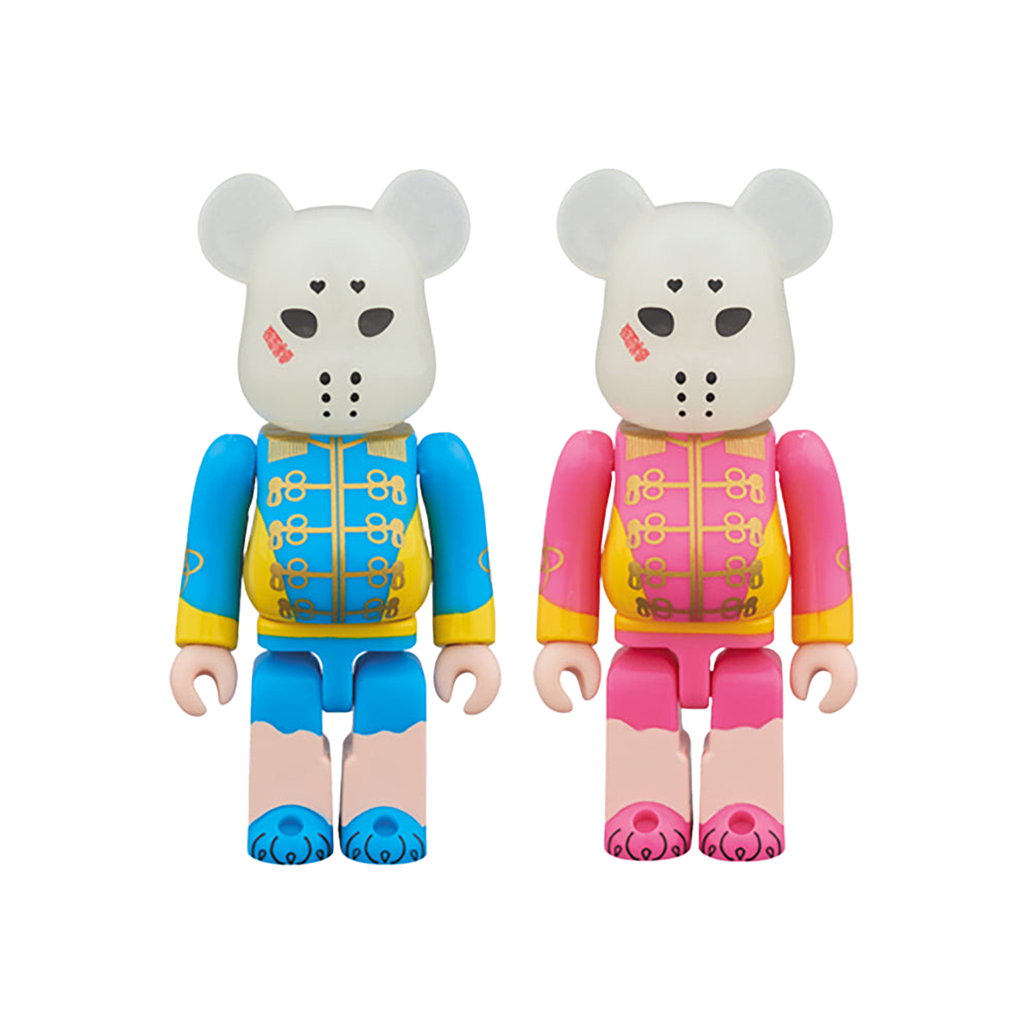 BE@RBRICK 仮面女子 ブルー＆ピンク 2PACK
