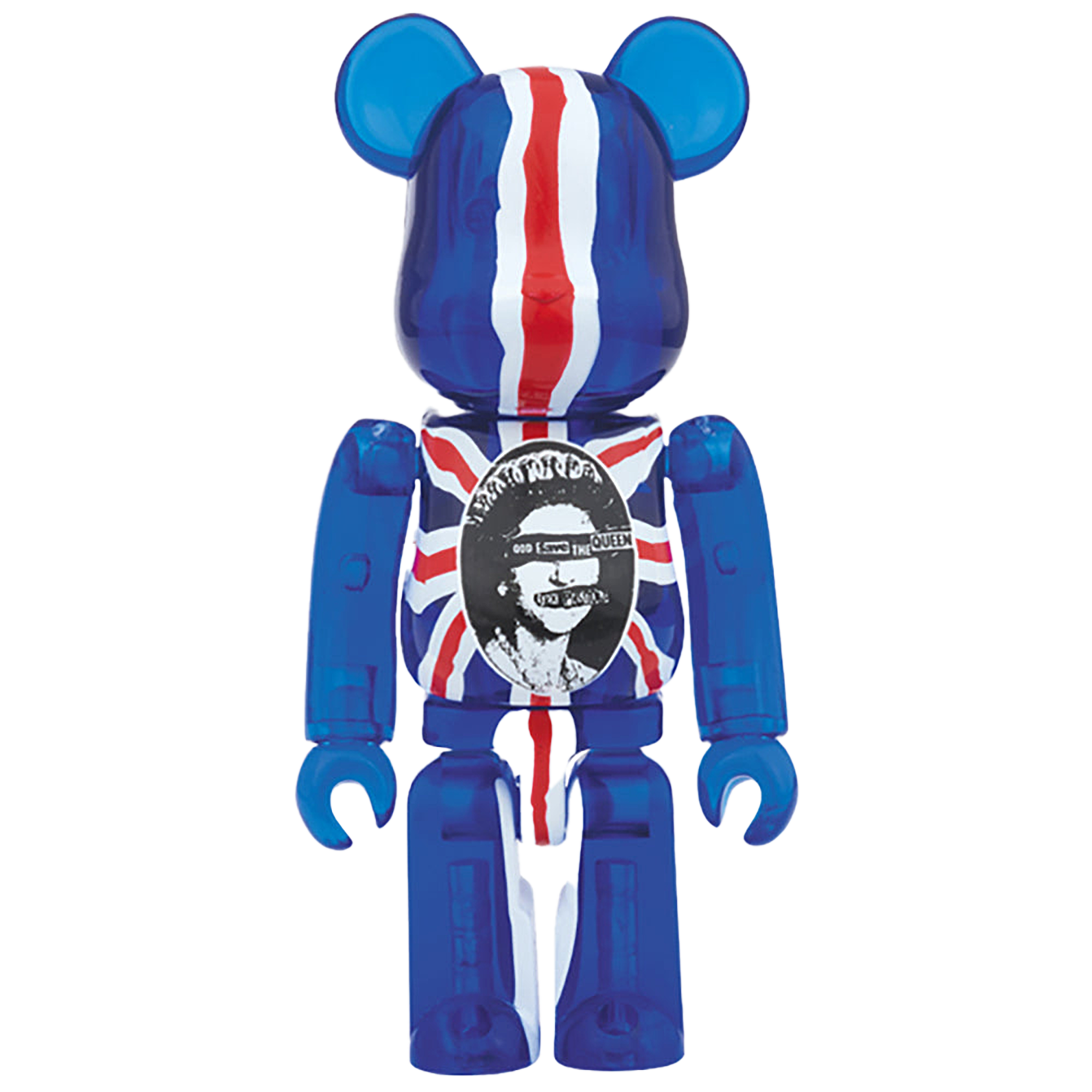 BE@RBRICK God Save The Queen Clear Ver. 100％ & 400％