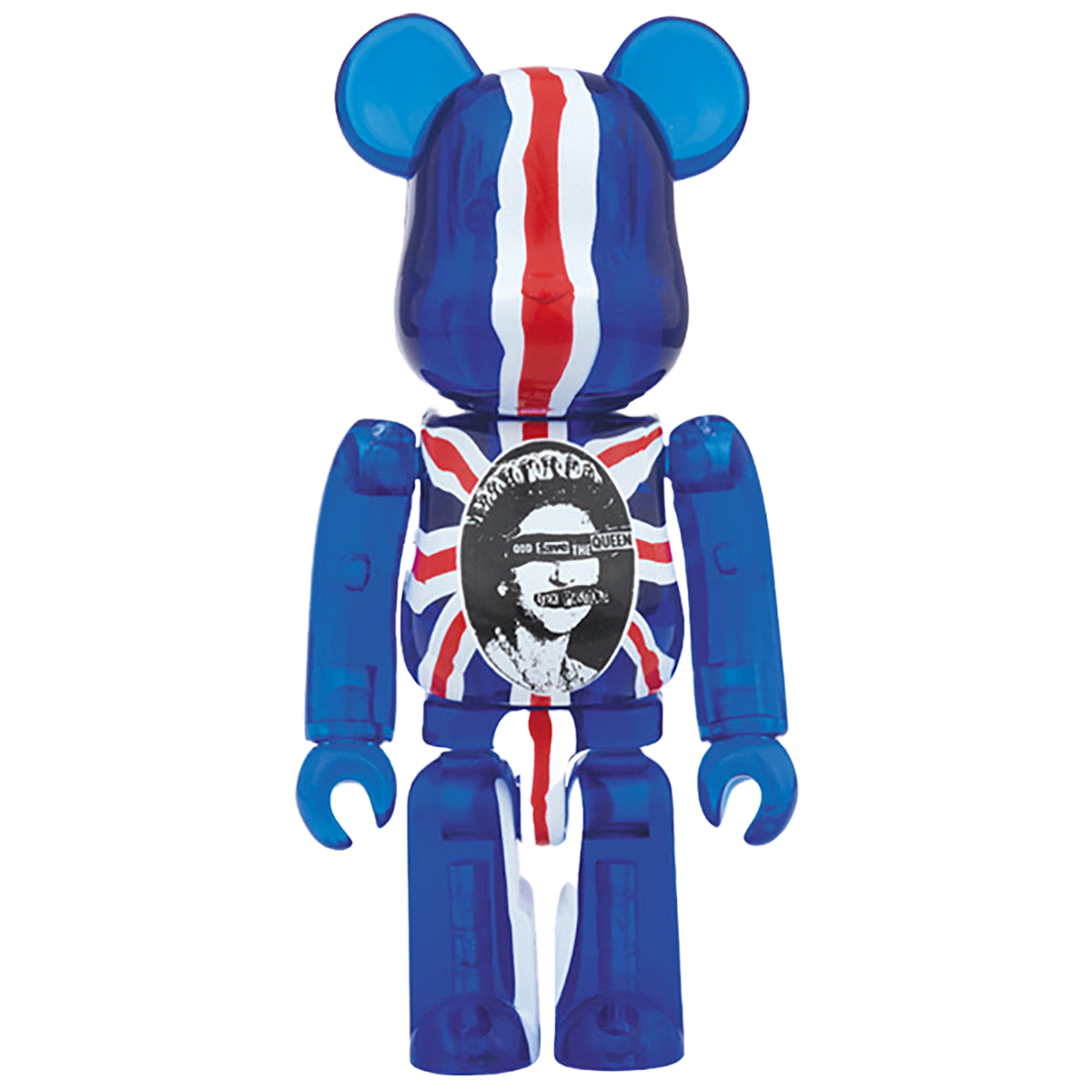BE@RBRICK God Save The Queen Clear Ver. 100％ & 400％