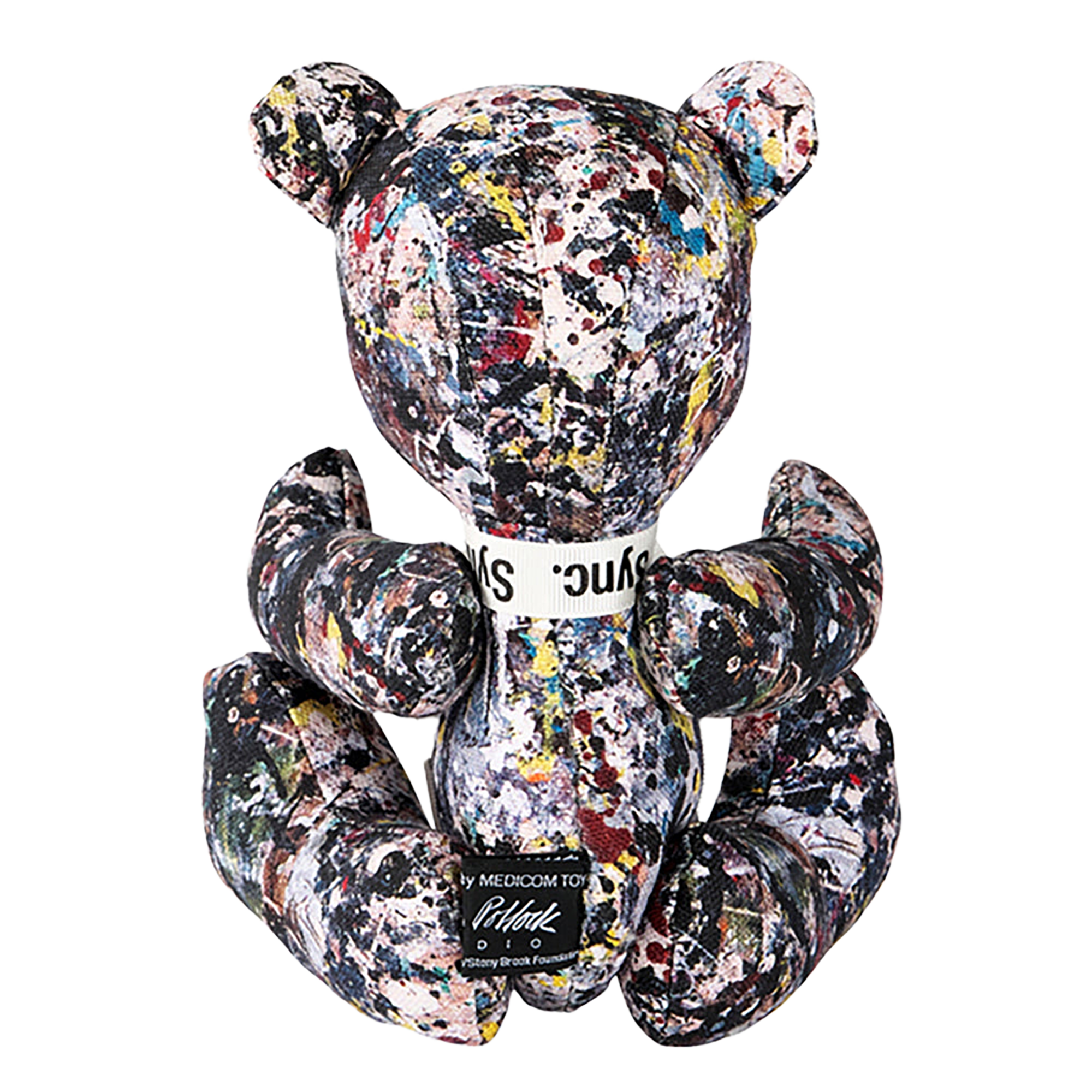 TEDDY BEAR "JACKSON POLLOCK STUDIO 2"